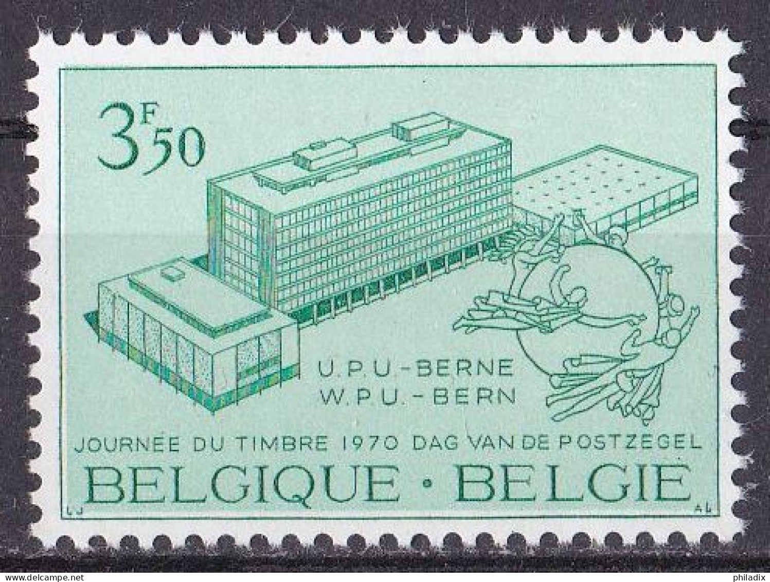 Belgien Marke Von 1970 **/MNH (A5-12) - Unused Stamps