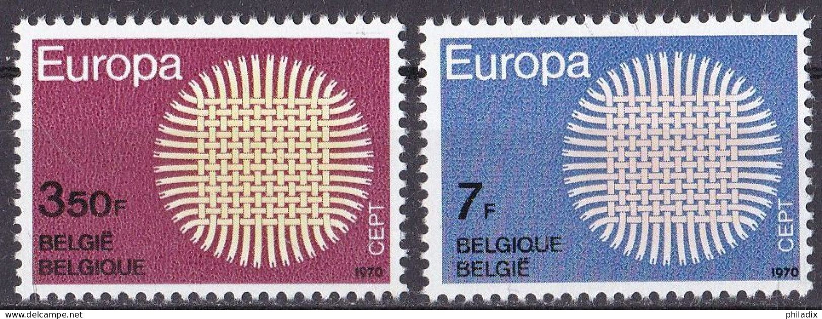 Belgien Satz Von 1970 **/MNH (A5-12) - Ungebraucht