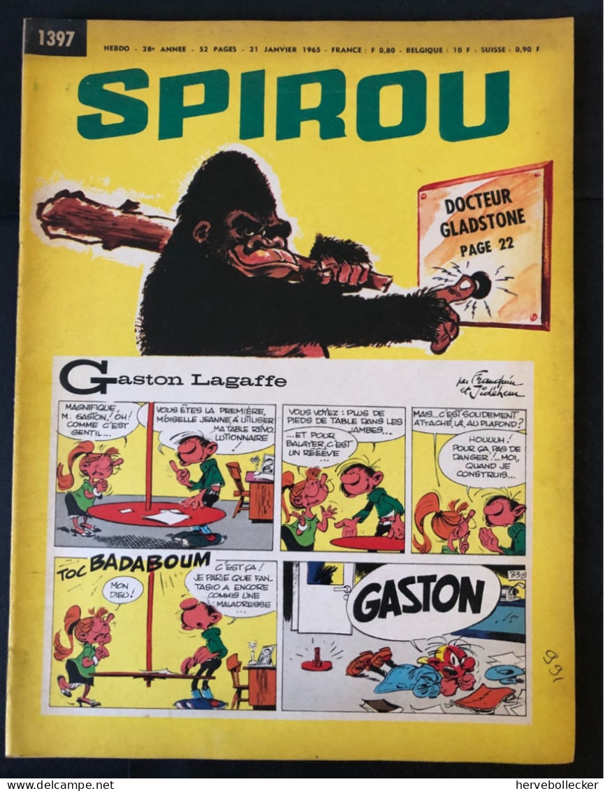 Spirou Hebdomadaire N° 1397 -1965 - Spirou Magazine