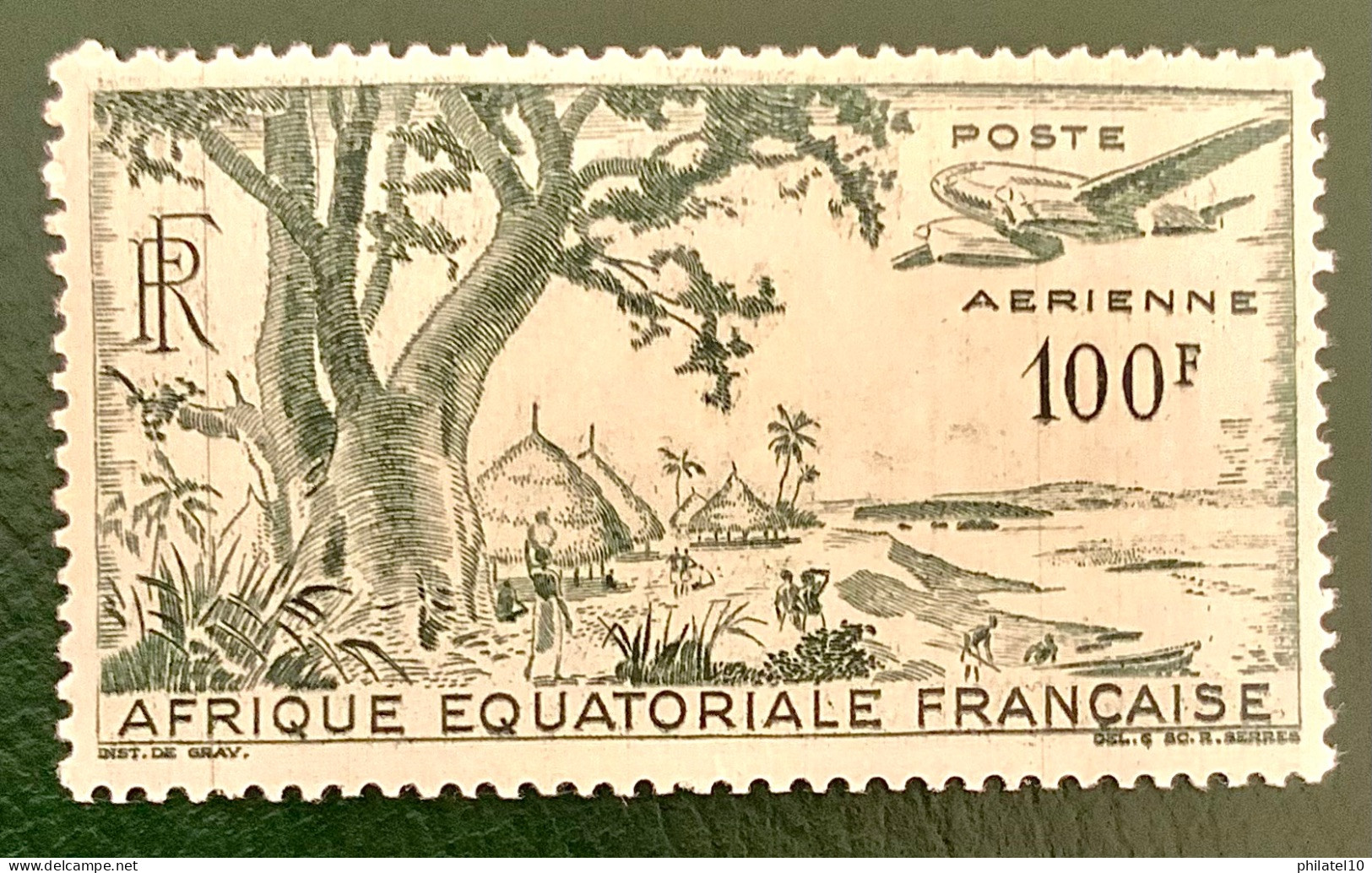 1947 AFRIQUE ÉQUATORIALE FRANÇAISE - POSTE AERIENNE - NEUF* - Unused Stamps