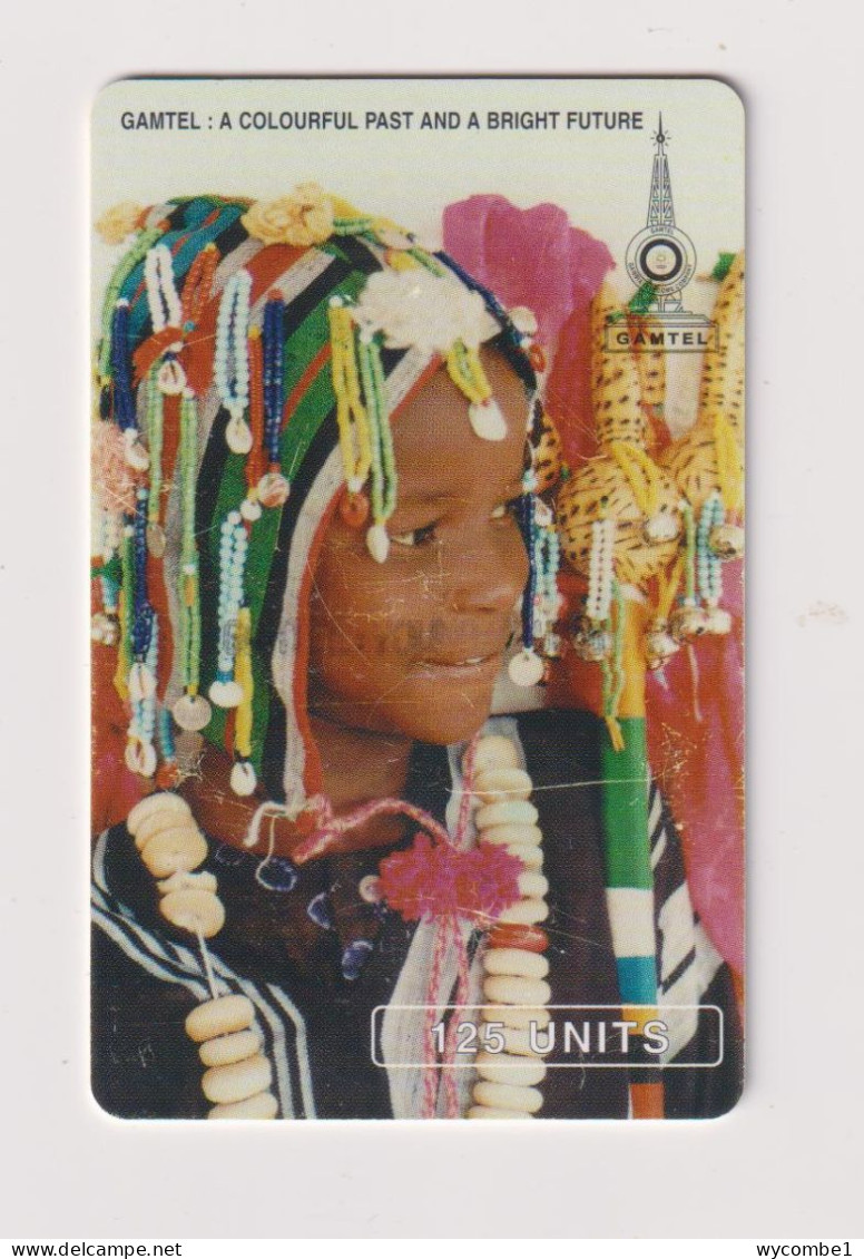 GAMBIA -  Child In Traditional Dress Chip  Phonecard - Gambie