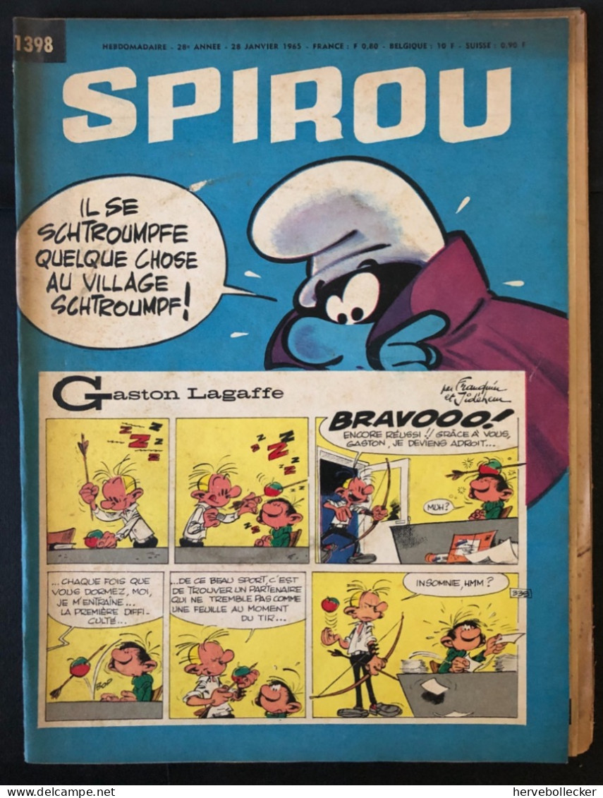 Spirou Hebdomadaire N° 1398 -1965 - Spirou Magazine
