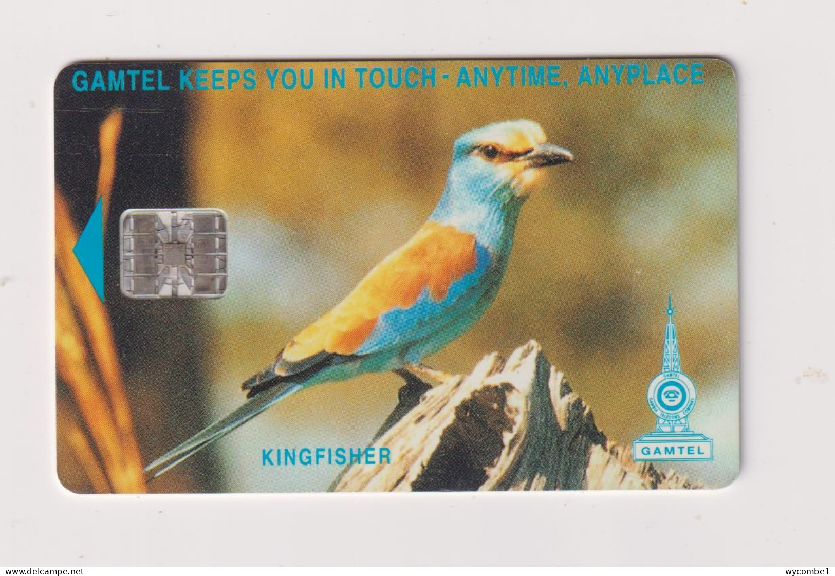 GAMBIA -  Bird Kingfisher Chip  Phonecard - Gambia