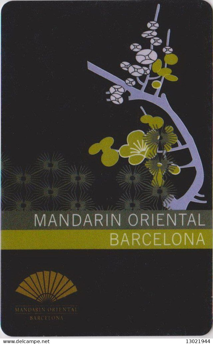 SPAGNA  KEY HOTEL    Mandarin Oriental Barcelona - Hotel Keycards