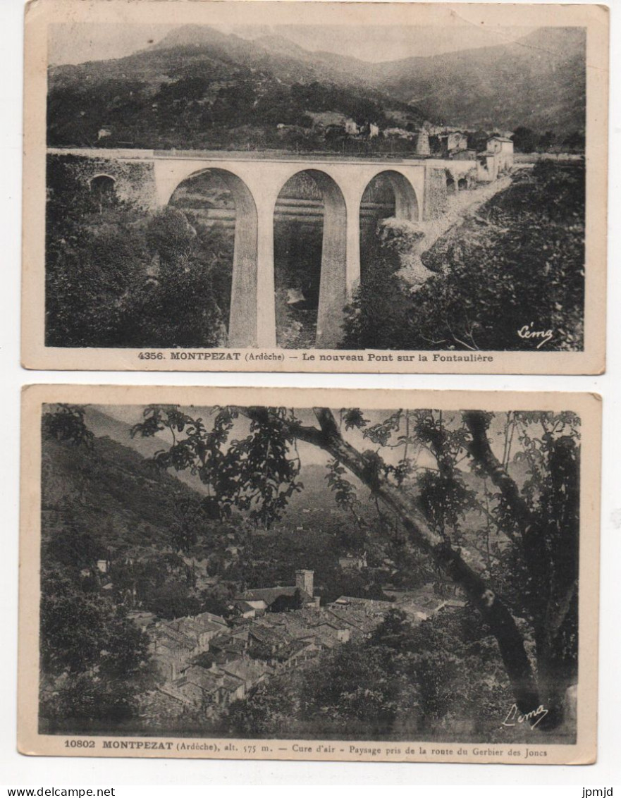 07 - MONTPEZAT -  Lot De 4 Cartes Postales En Tbe  - (R011) - Autres & Non Classés