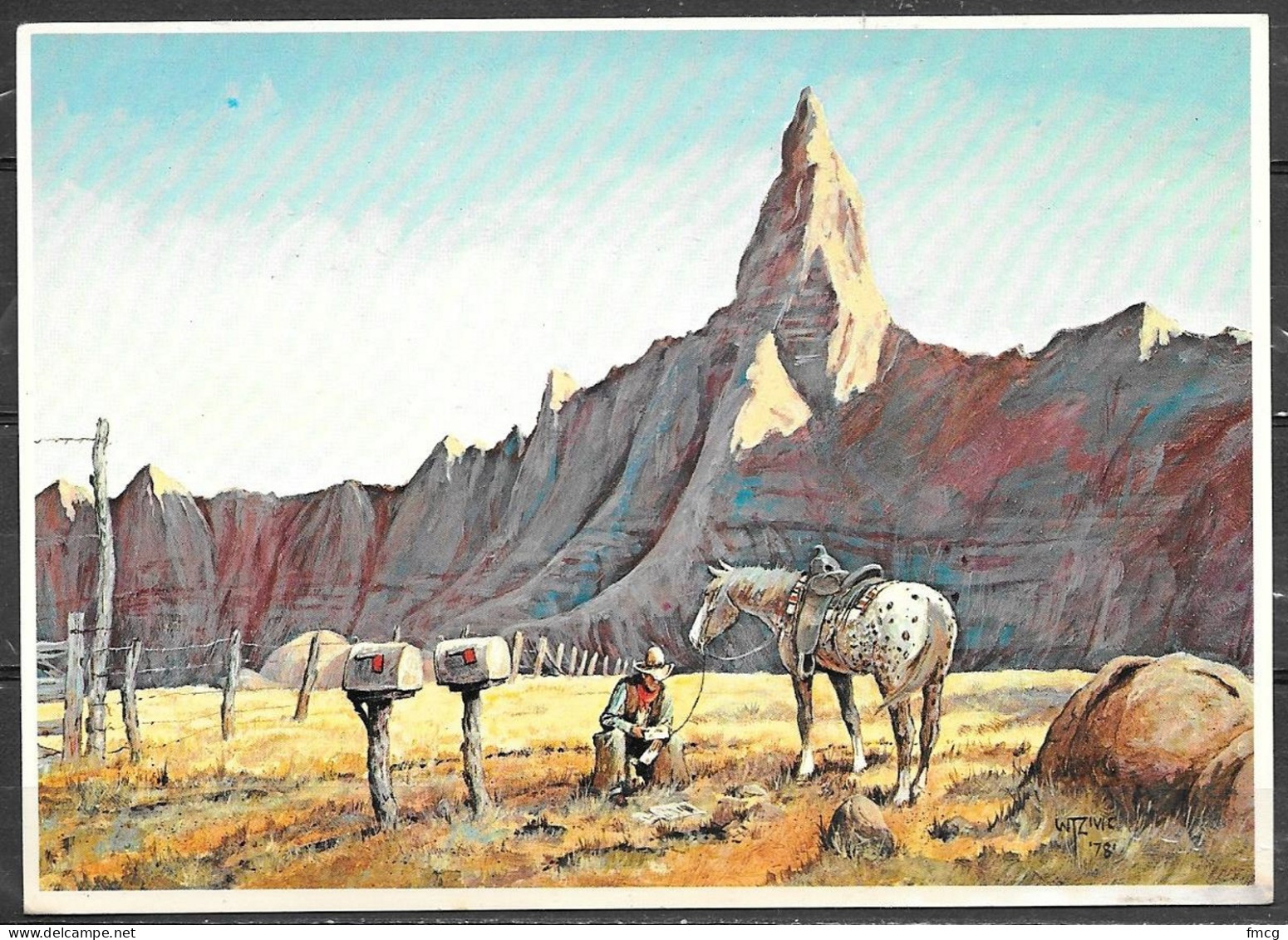South Dakota, Wall, Wall Drug Painting, Unused - Other & Unclassified