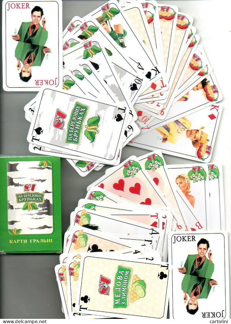 52 Kaarten+2 Jokers Speelkaarten Van Rusland?jeu De Cartes Playing Cards Spielkarten - Cartes à Jouer Classiques