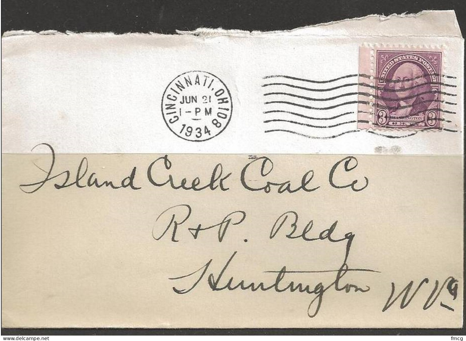 1934 Cincinnati, Ohio (Jun 21) - Storia Postale
