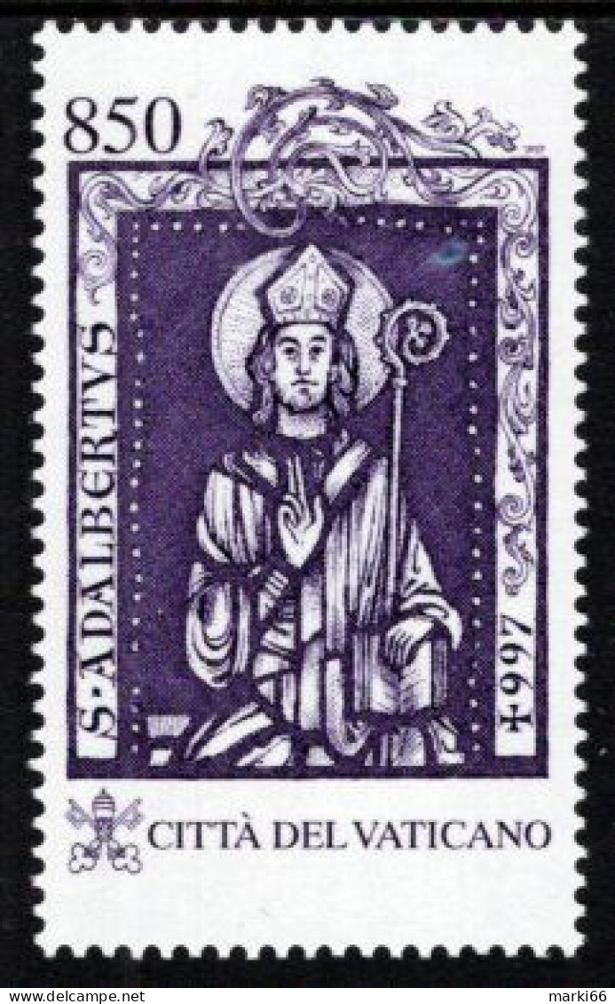 Vatican - 1997 - St. Adalbert - Mint Stamp - Nuovi