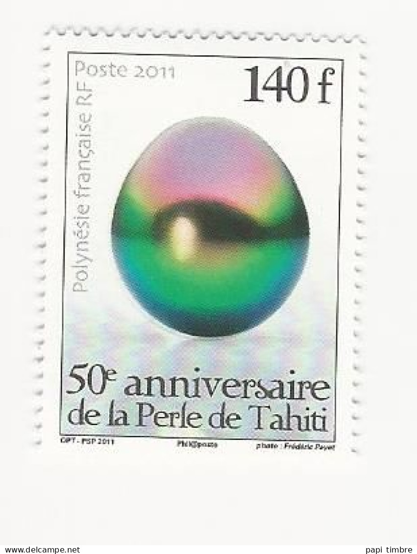 Polynésie-2011-Cinquantenaire De La Perle De Tahiti - N° 948 ** - Nuovi
