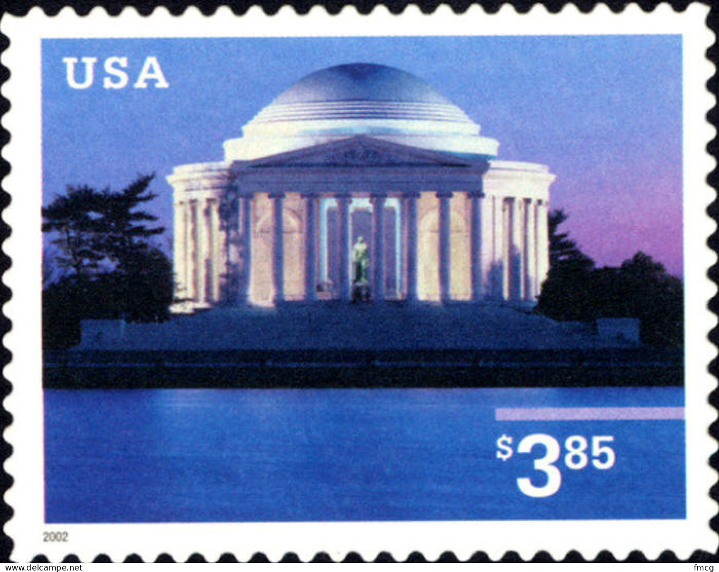 2002 $3.85 Priority Mail Stamp, Mint Never Hinged  - Ongebruikt