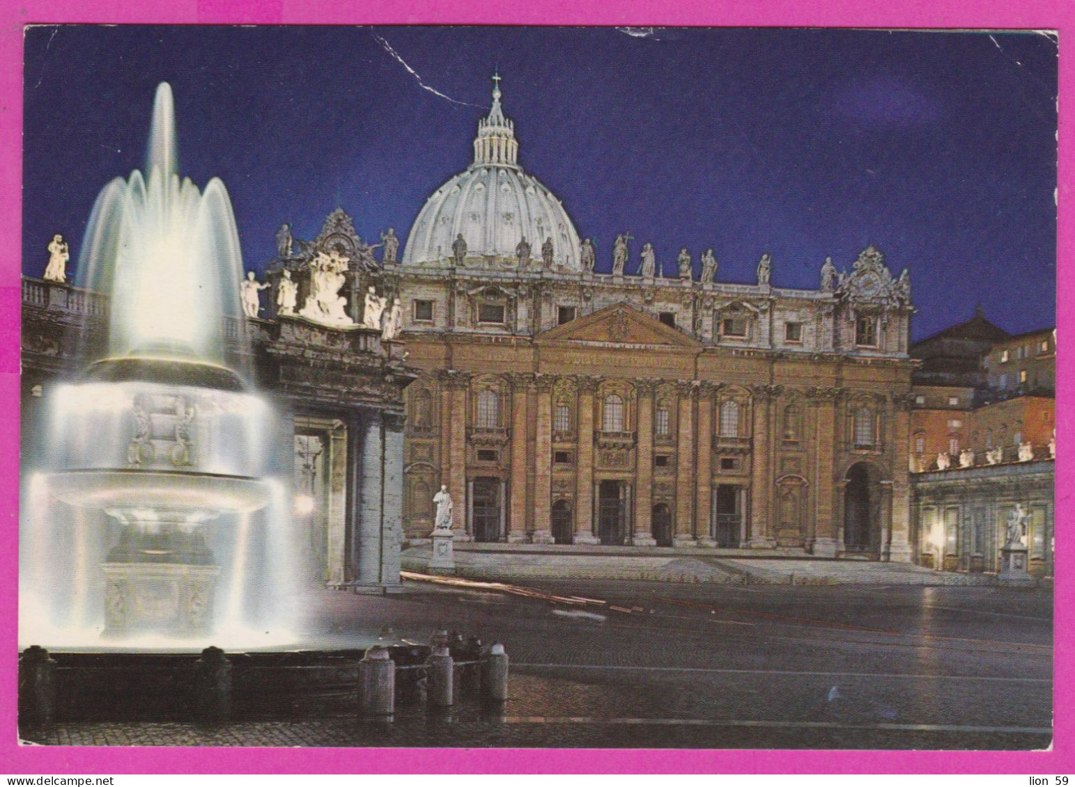 293880 / Italy - ROMA St. Peter's Square PC 1992 USED 600+650 L Castello Scaligero - Sirmione , Castello Di Montecchio - 1991-00: Marcophilie