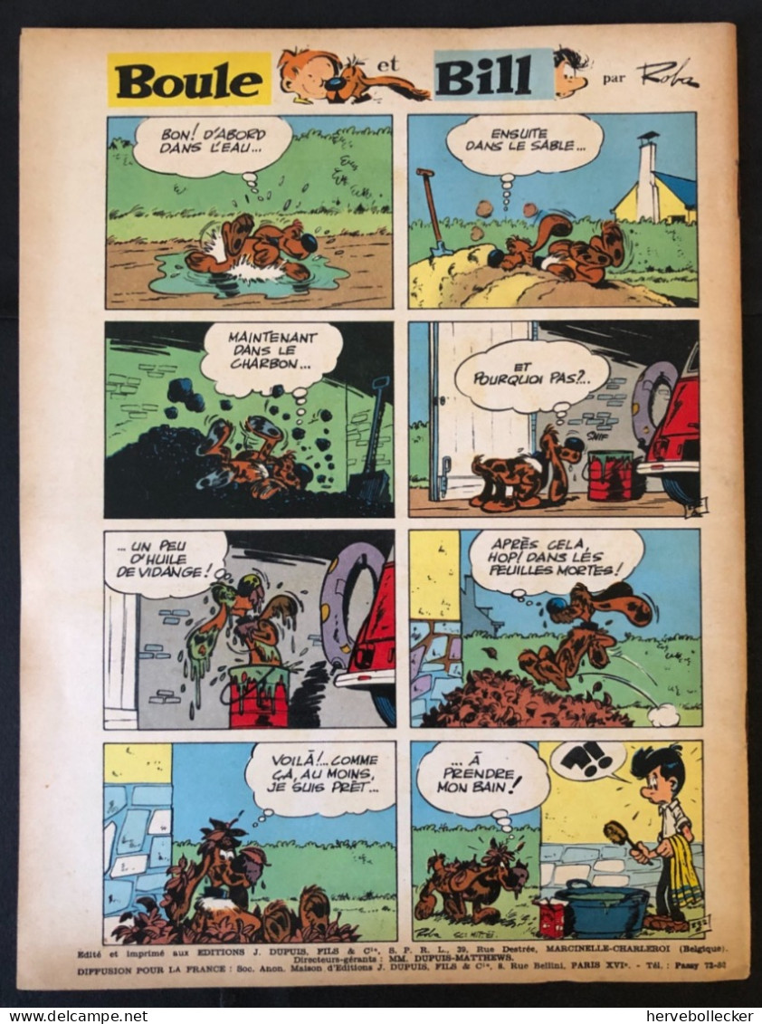 Spirou Hebdomadaire N° 1400 -1965 - Spirou Magazine