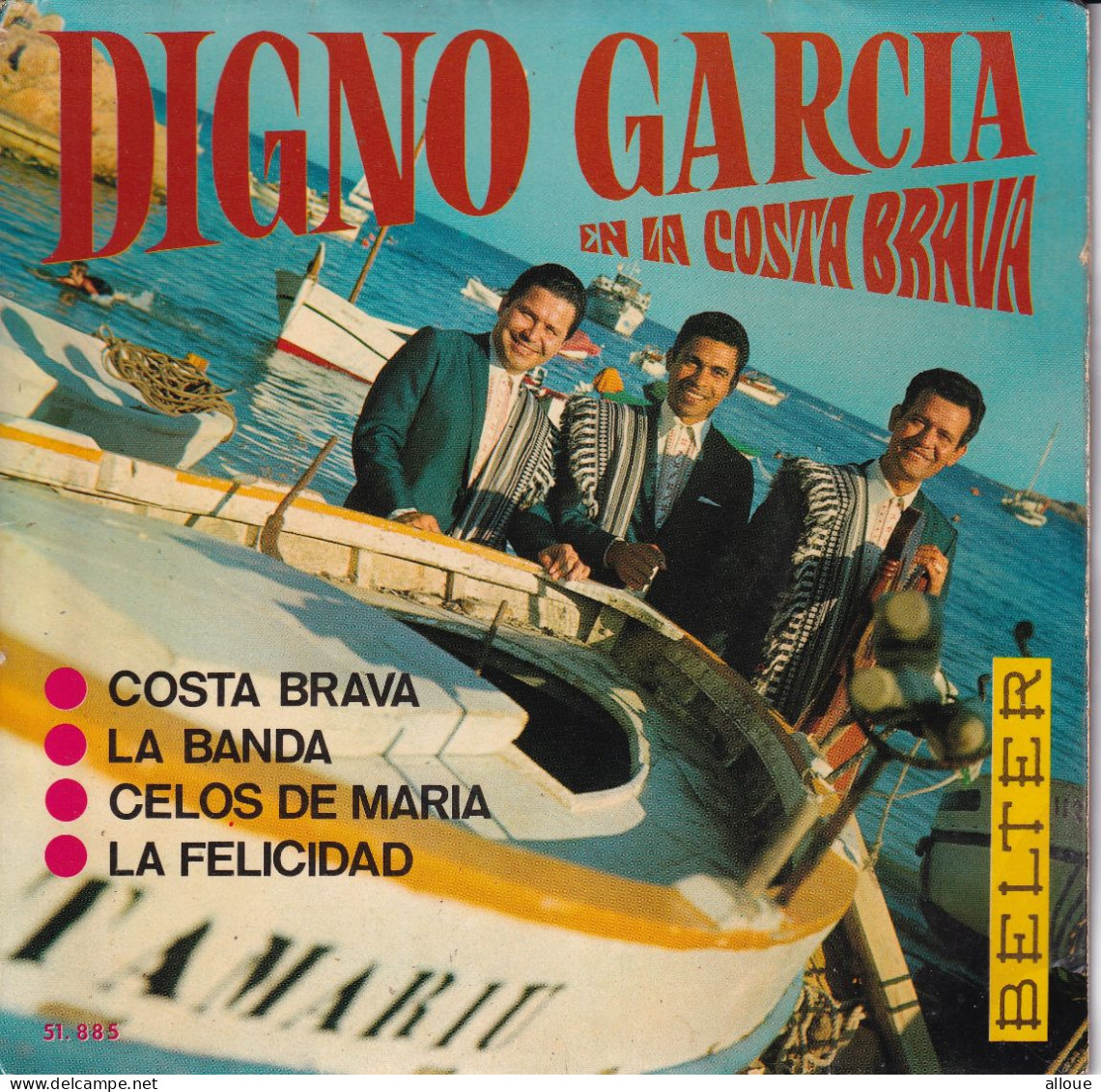 DIGNO GARCIA EN LA COSTA BRAVA - ESPAGNE EP - COSTA BRAVA + 3 - Otros - Canción Española