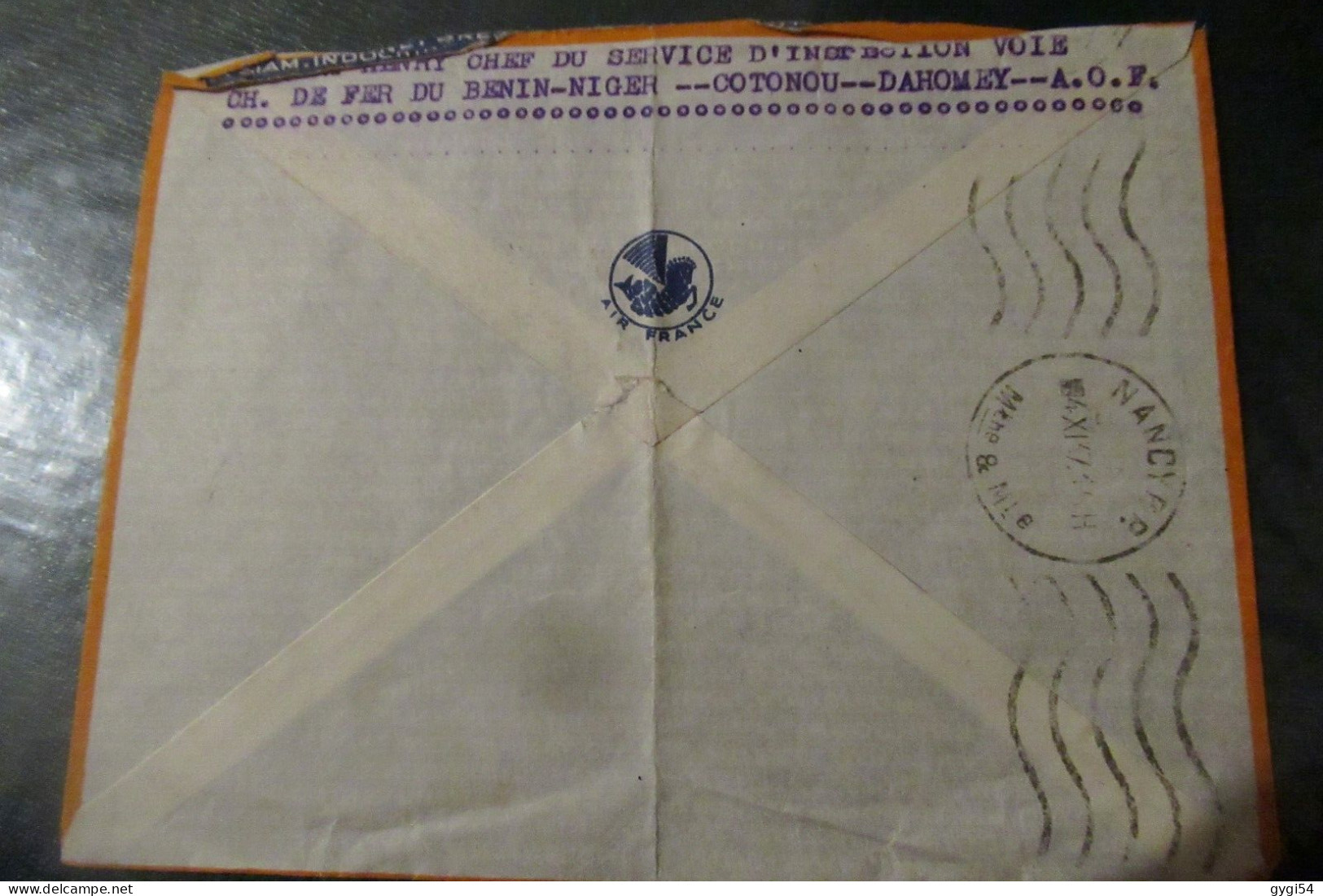 DAHOMEY Lettre Par Avion Du 30 10 1937 De COTONOU Pour NANCY - Lettres & Documents