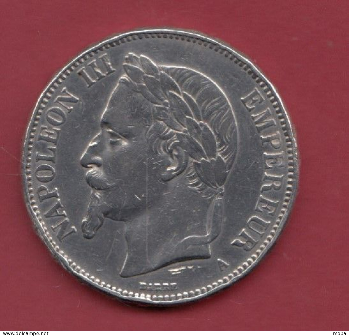 5 Francs (Argent)--- Napoléon III--1870A--- Dans L 'état (2) - 5 Francs