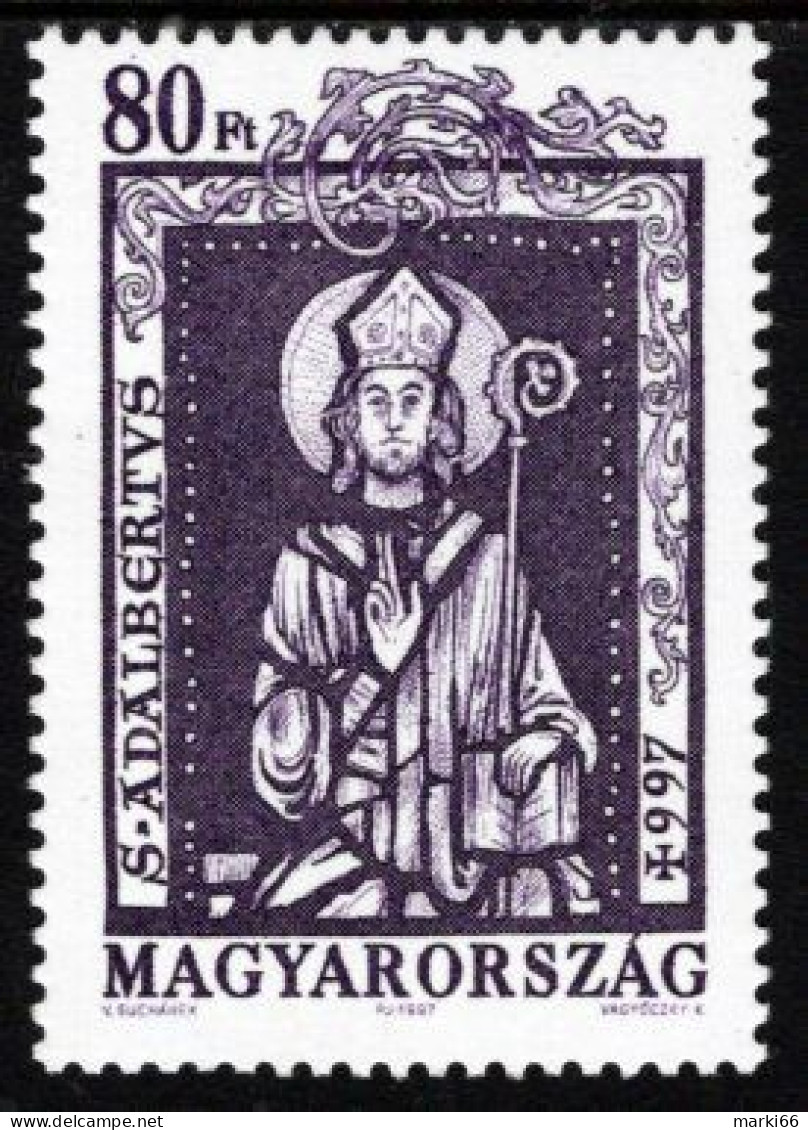 Hungary - 1997 - St. Adalbert - Mint Stamp - Nuevos