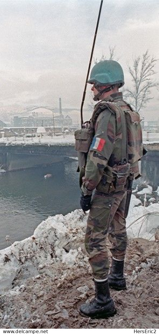 Casque armée française - Modèle 1992 Spectra - Bleu ONU - 1993