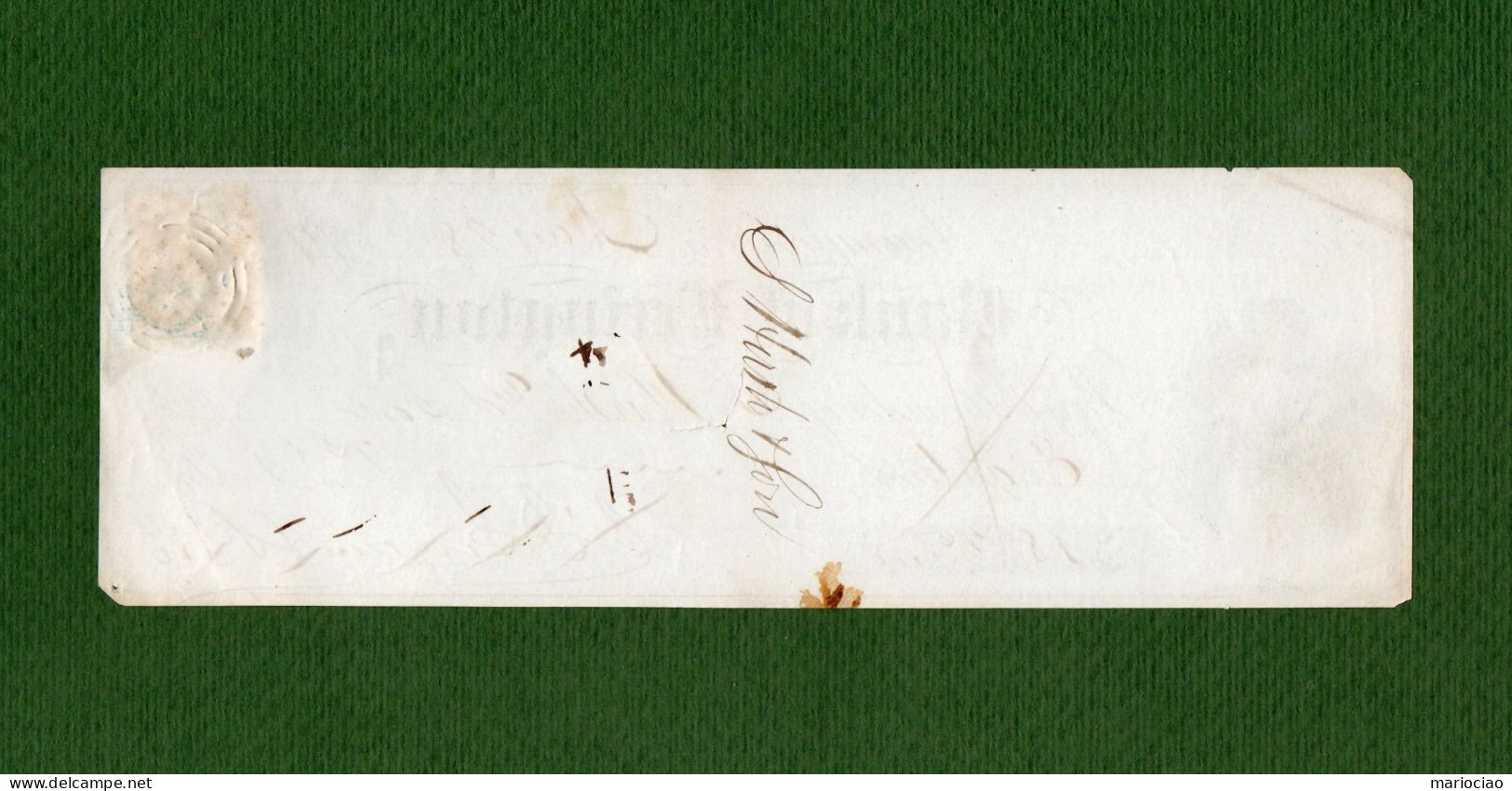 USA Check Bank Of Lexington, Virginia 28 May 1877 - Sonstige & Ohne Zuordnung