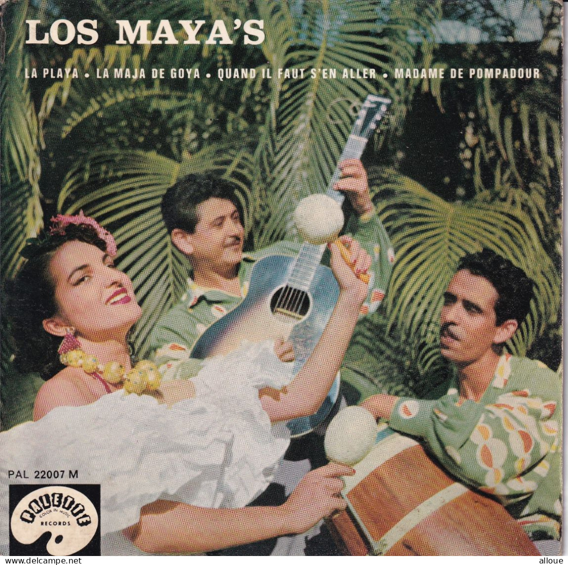 LOS MAYA'S - FR EP - LA PLAYA + 3 - Wereldmuziek
