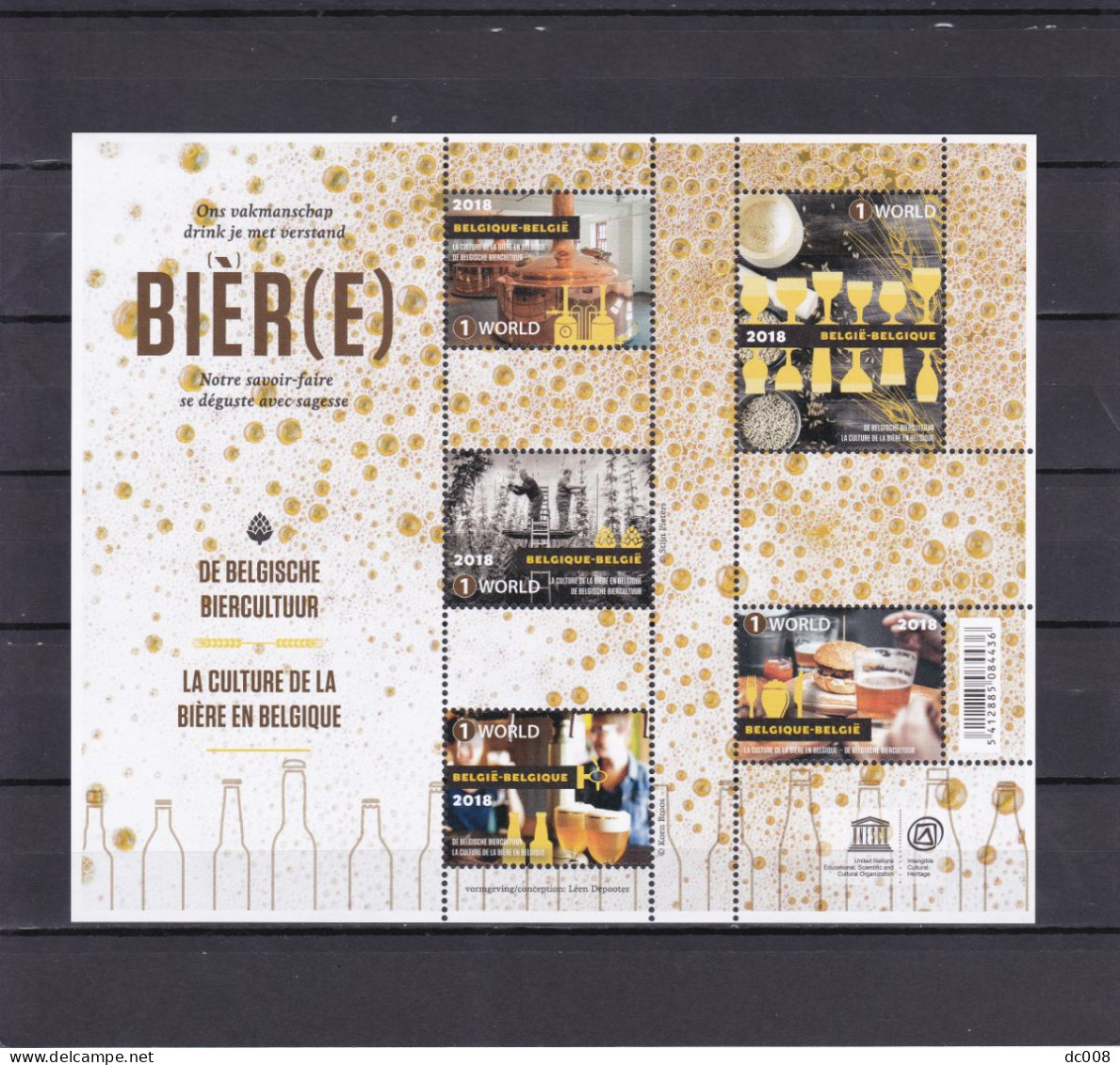 2018 COB BL 260 De Belgische Biercultuur-La Culture De La Bière Belge MNH-postfris-neuf - 2002-… (€)