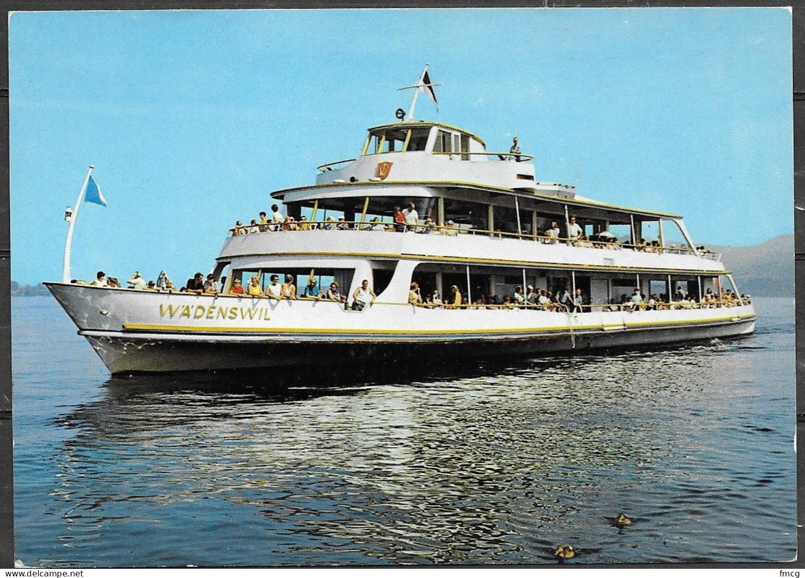 Switzerland, Zurichsee Motorschiff Wadenswil, Unused - Sottens