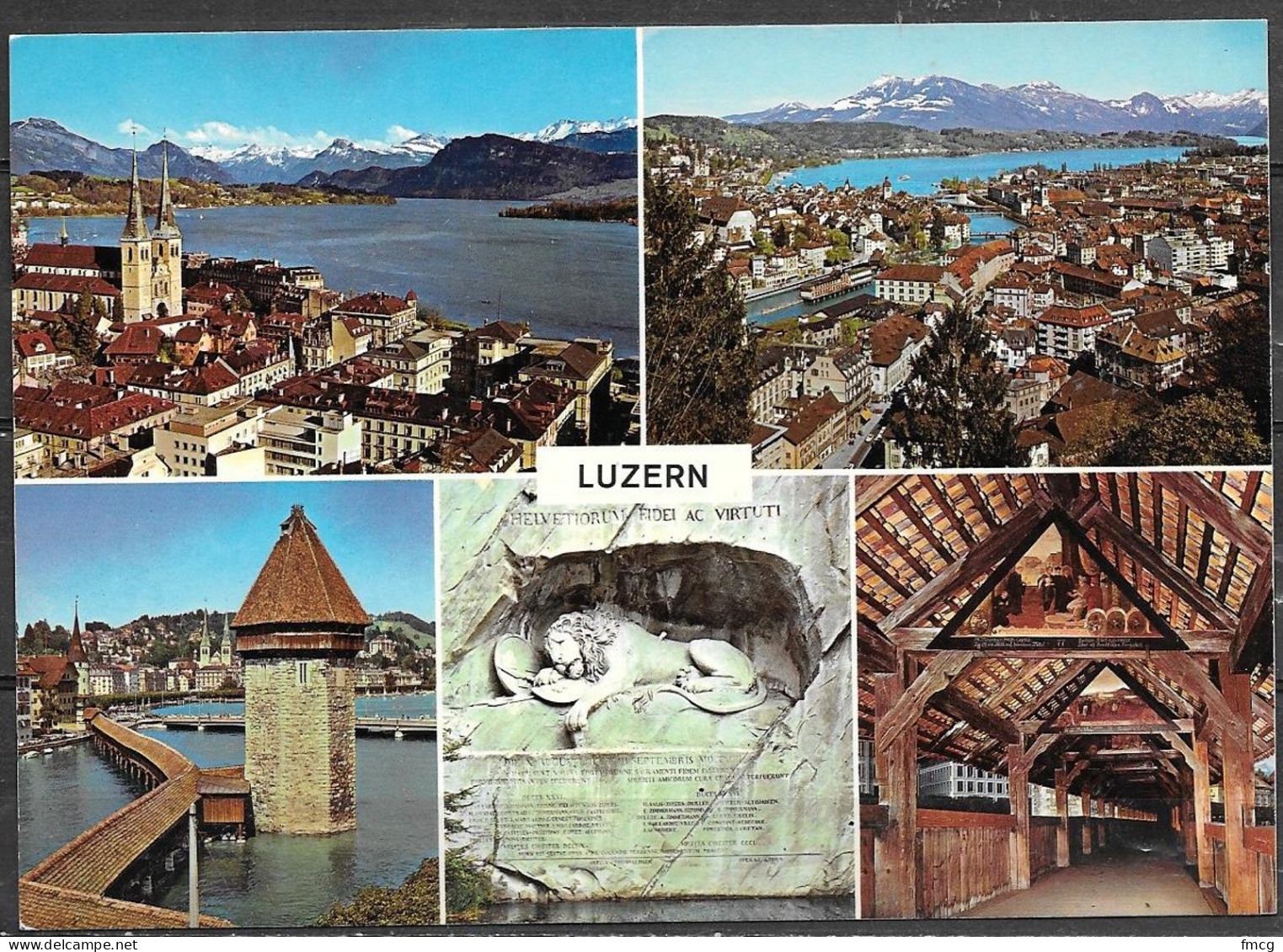 Switzerland, Luzern, Multiview, Unused   - Luzern