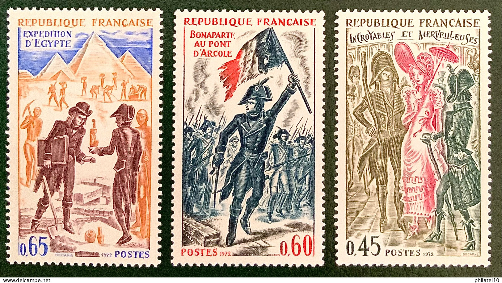 1972 FRANCE N 1729 A 1931 HISTOIRE DE FRANCE - NEUF** - Nuevos