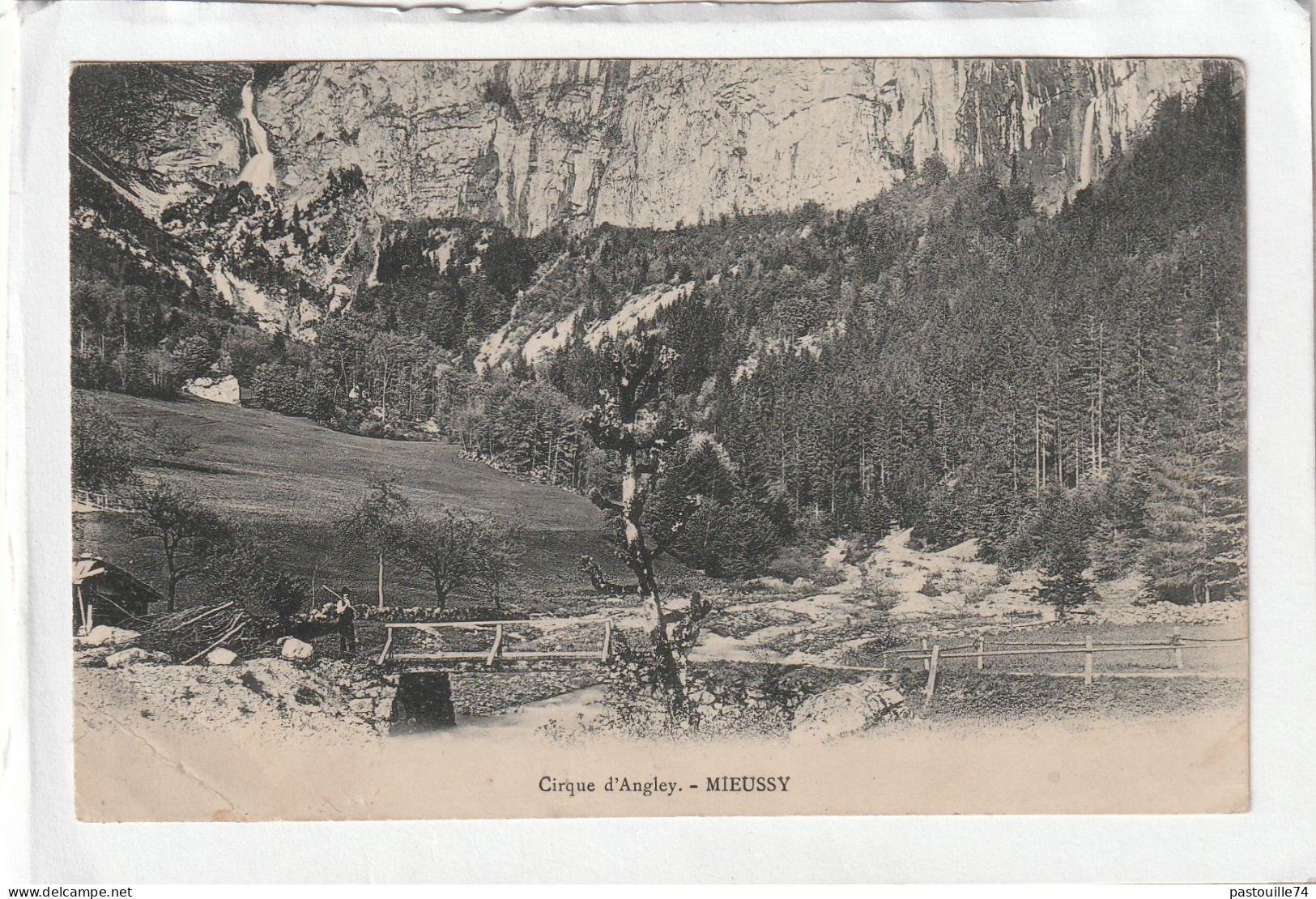 CPA :  14 X 9  -  Cirque  D'Angley.  -  MIEUSSY - Mieussy