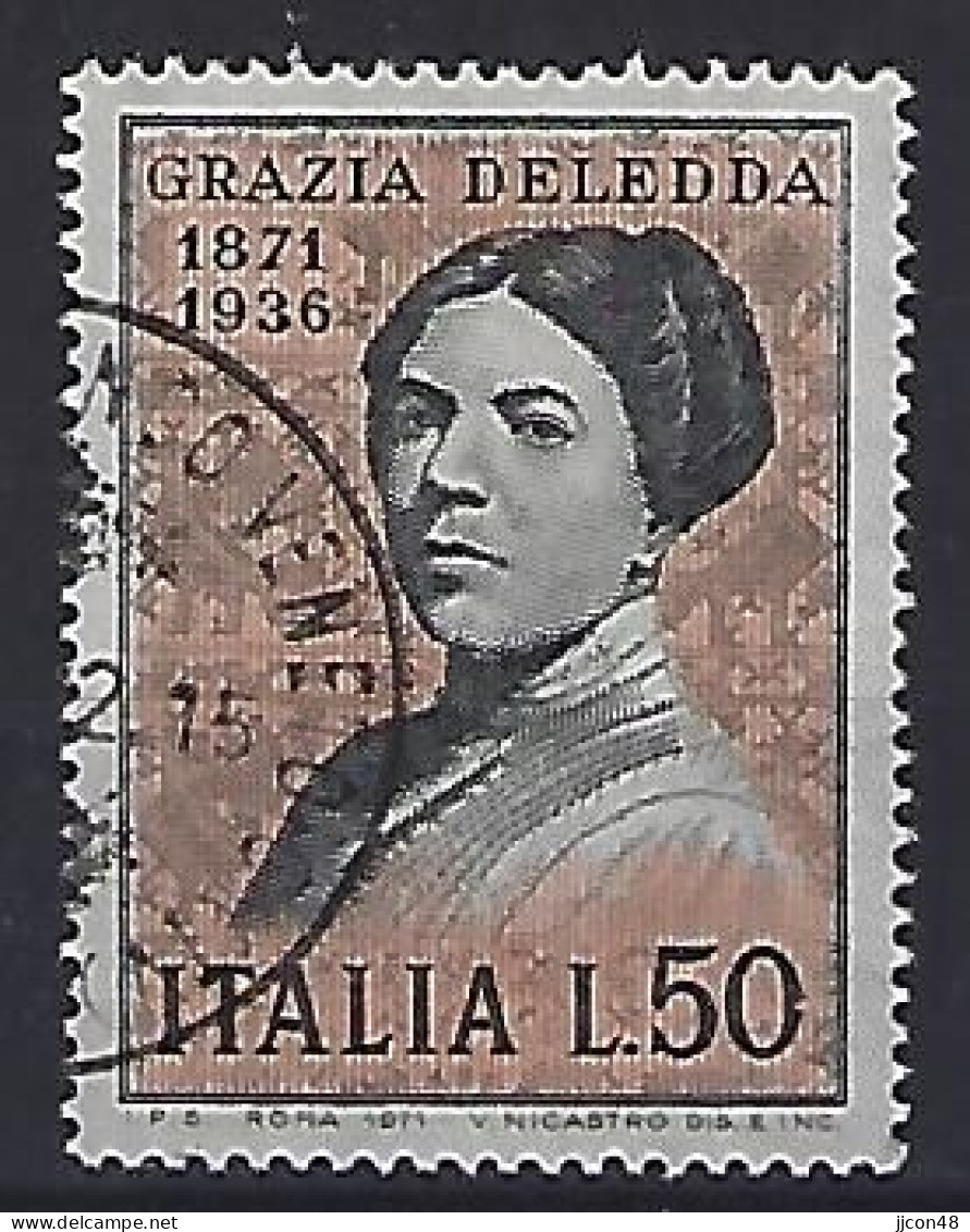 Italy 1971  Grazia Deledda  (o) Mi.1346 - 1971-80: Used