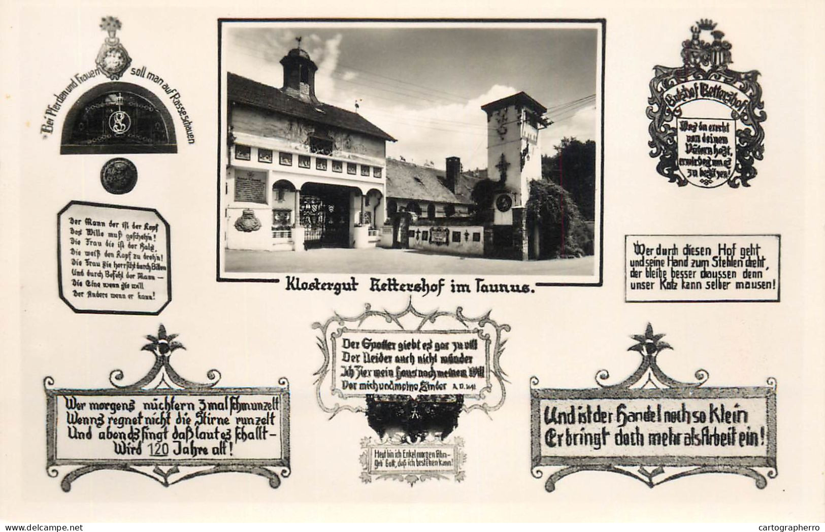 Germany Postcard Klostergut Kettershof Im Taunus - Autres & Non Classés