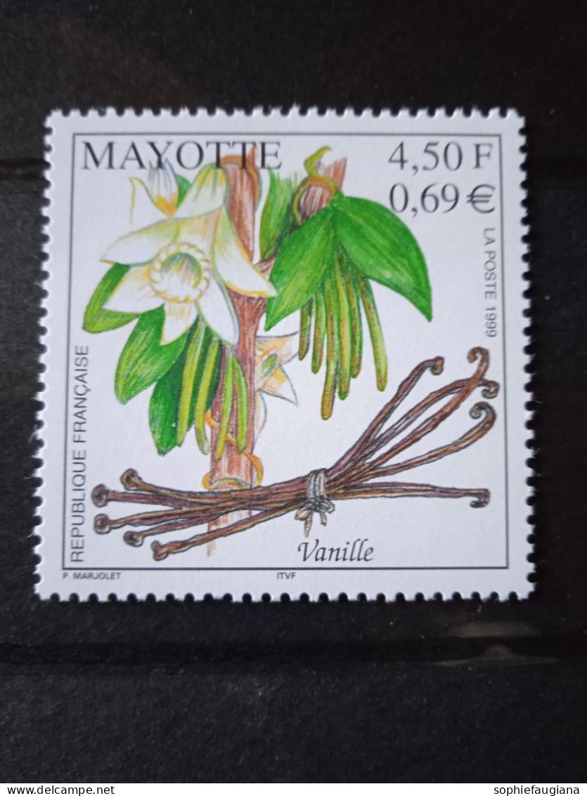 Mayotte, Neuf, N°78, Vanille - Ungebraucht