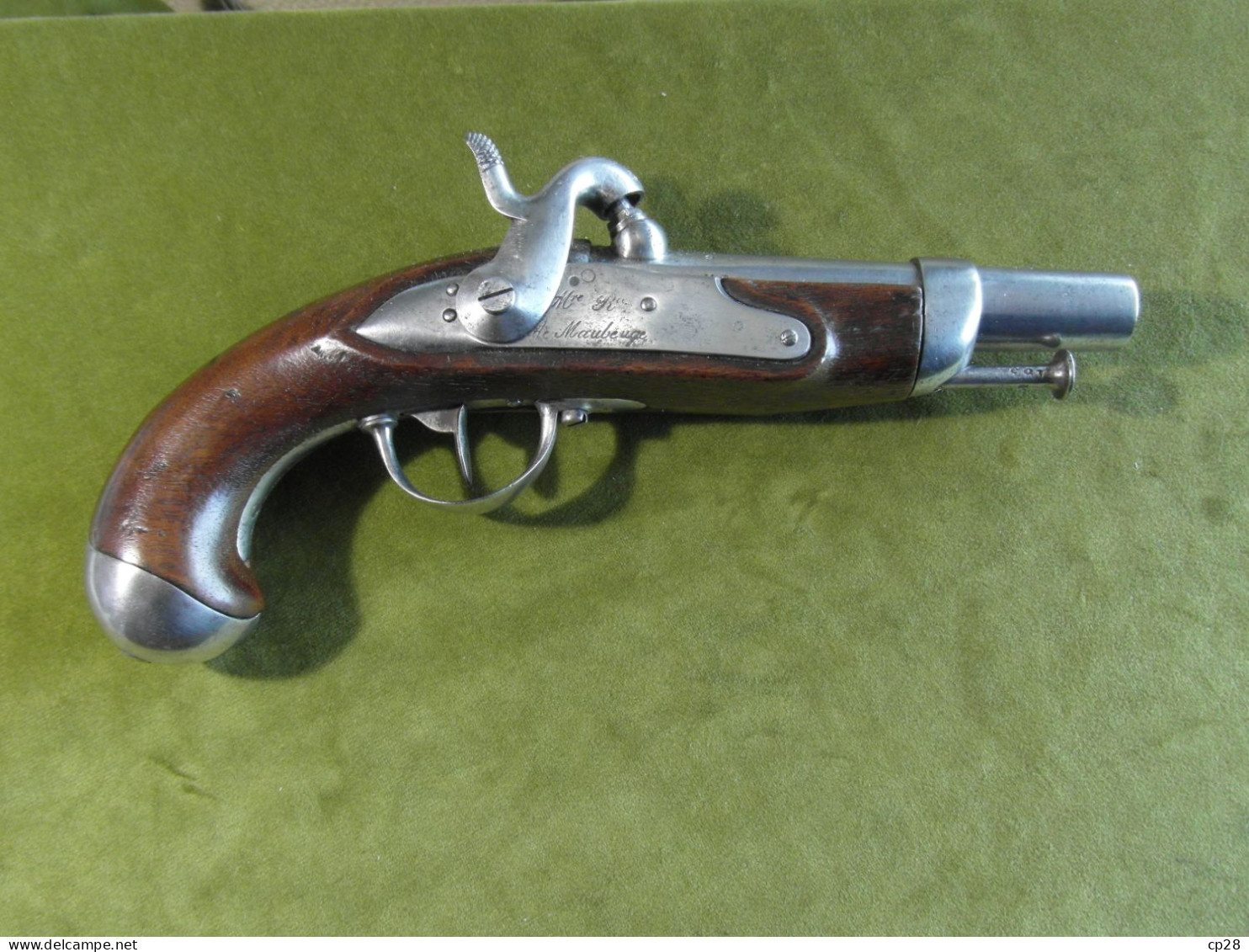 Bon Pistolet De Gendarmerie Modèle 1822 T De Ma Manufacture Rle De Maubeuge - Armes Neutralisées