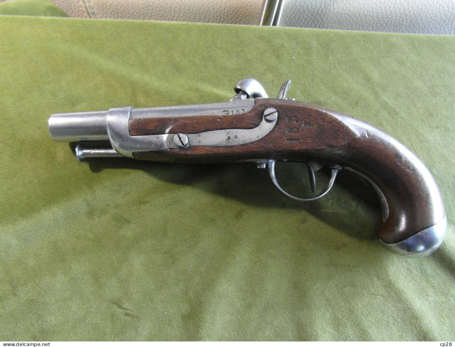 Bon Pistolet De Gendarmerie Modèle 1822 T De Ma Manufacture Rle De Maubeuge - Armes Neutralisées