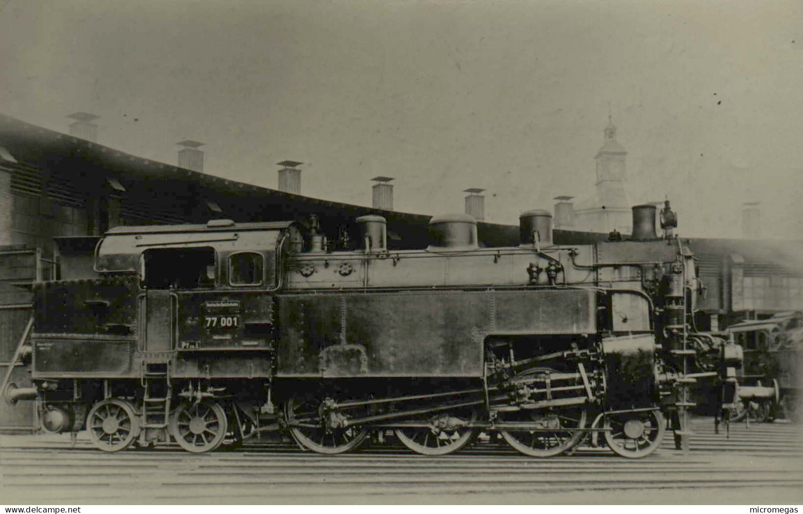 Locomotive 77-001 - Lokomotivbild-Archiv Bellingrodt - Wuppertal Barmen - Trains