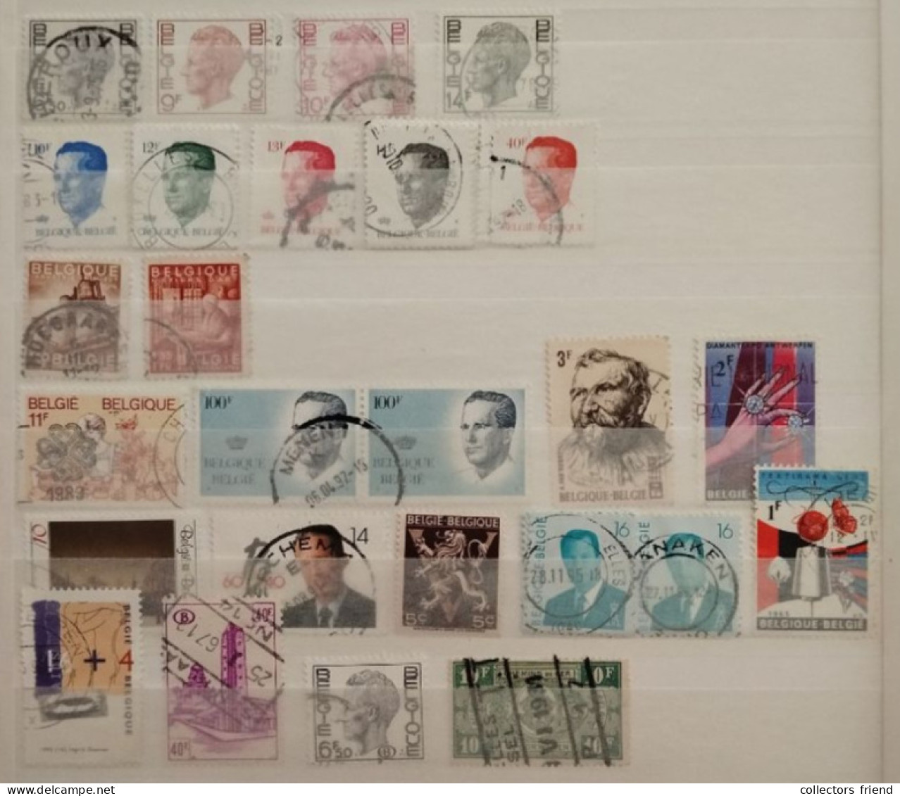 Belgium BELGIË Belgien - Small Collection Of Used Stamps - Verzamelingen