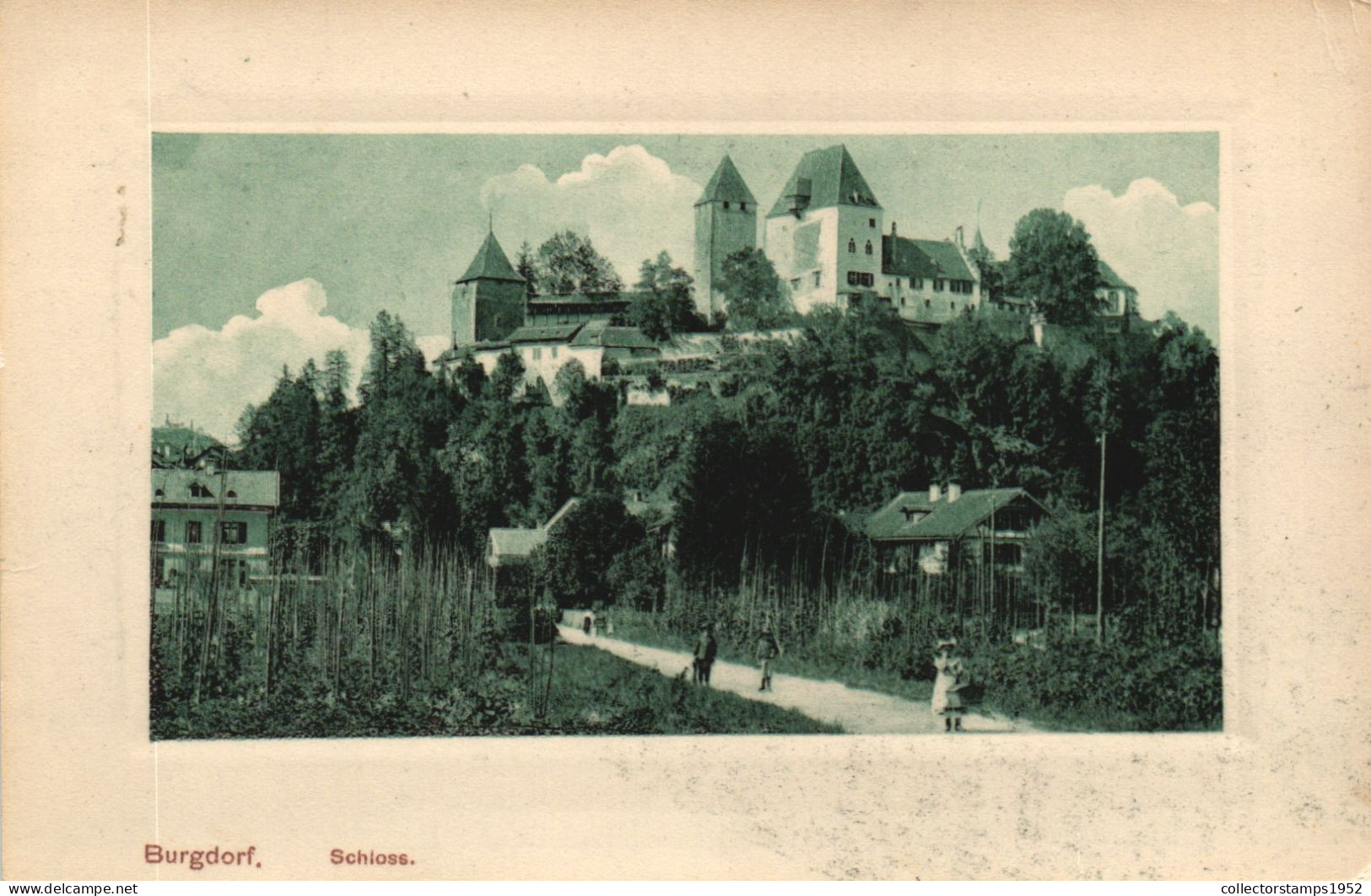 BURGDORF, BASEL, CASTLE, ARCHITECTURE, TOWER, SWITZERLAND, POSTCARD - Bazel