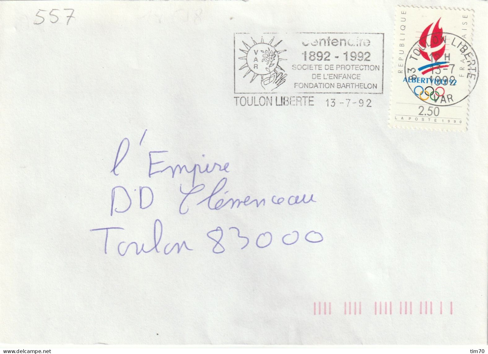 FLAMME  TEMPORAIRE  / N°  2632   83  TOULON - Mechanical Postmarks (Advertisement)