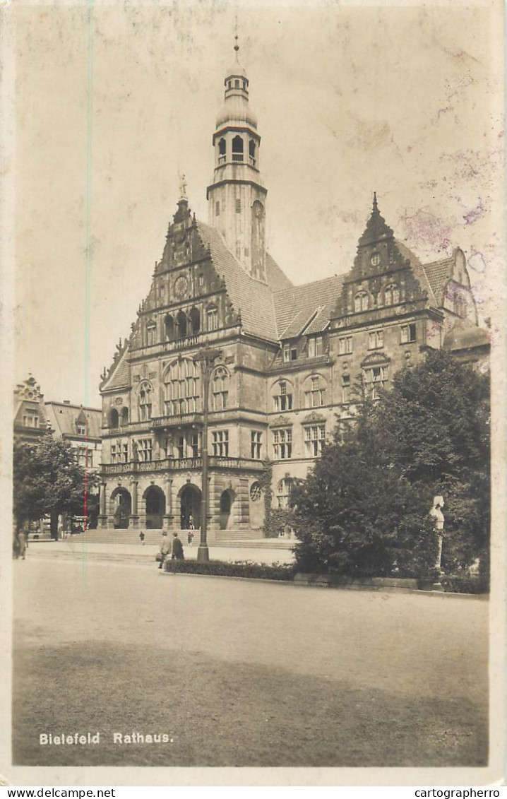 Germany Postcard Bielefeld Rathaus - Autres & Non Classés