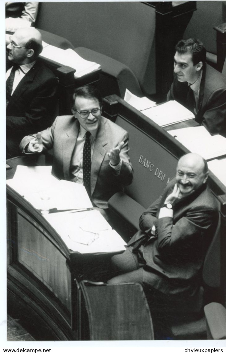 GEORGES KIEJMAN  Avocat Homme Politique Et HENRI NALLET  à L'ASSEMBLEE NATIONALE - Geïdentificeerde Personen