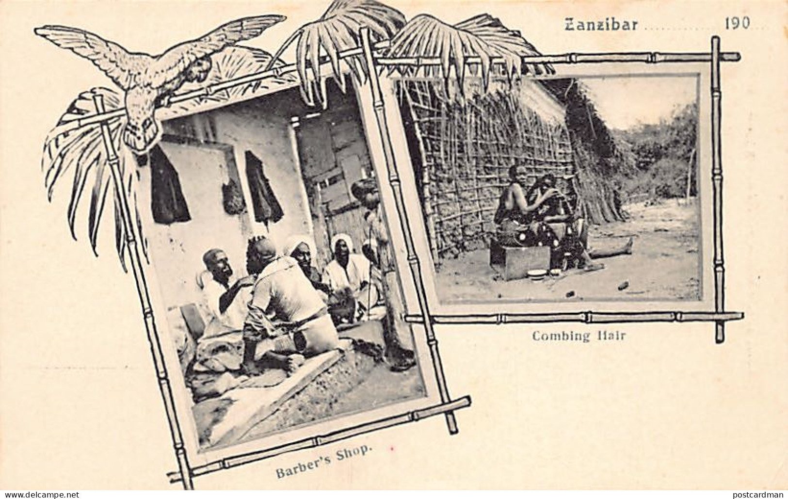 Tanzania - ZANZIBAR - Barber's Shop - Combing Hair - Publ. Pereira De Lord Brothers 25 - Tansania