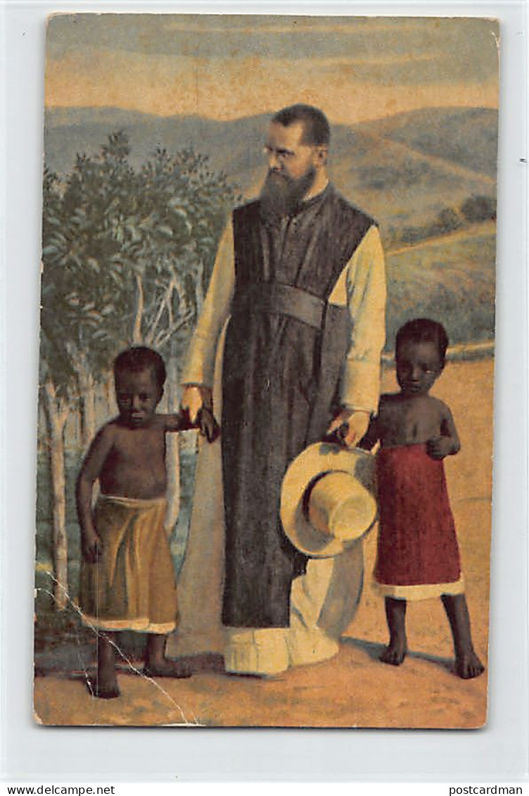 Tanzania - Missionary Of Mariannhill And Native Children - Publ. Mariannhiller Mission  - Tanzanie