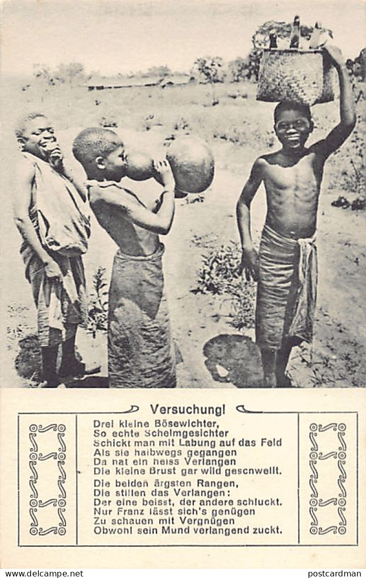 Tanzania - Native Boys - Publ. Münsterschwarzach Am Main Abbey  - Tanzanía