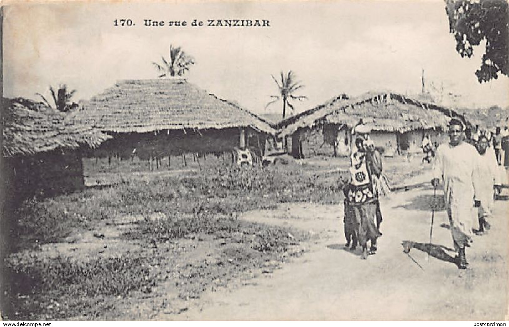 Tanzania - ZANZIBAR - A Street - Publ. Messageries Maritimes 170 - Tansania