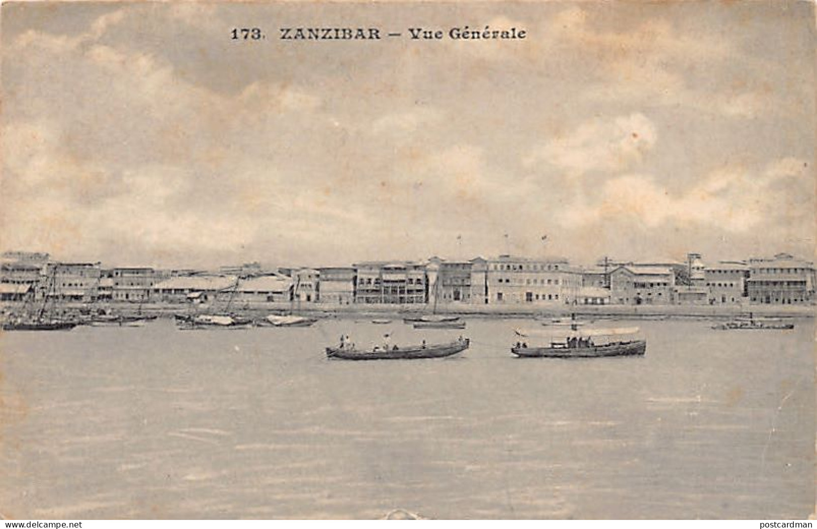 Tanzania - ZANZIBAR - General View From The Sea - Publ. Messageries Maritimes 173 - Tanzanía
