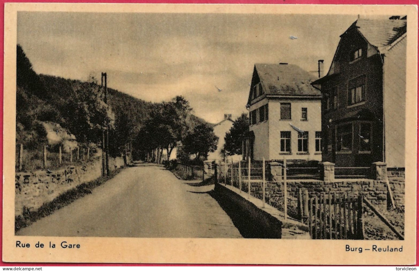 C.P. Burg-Reuland  =  Rue  De La Gare - Burg-Reuland