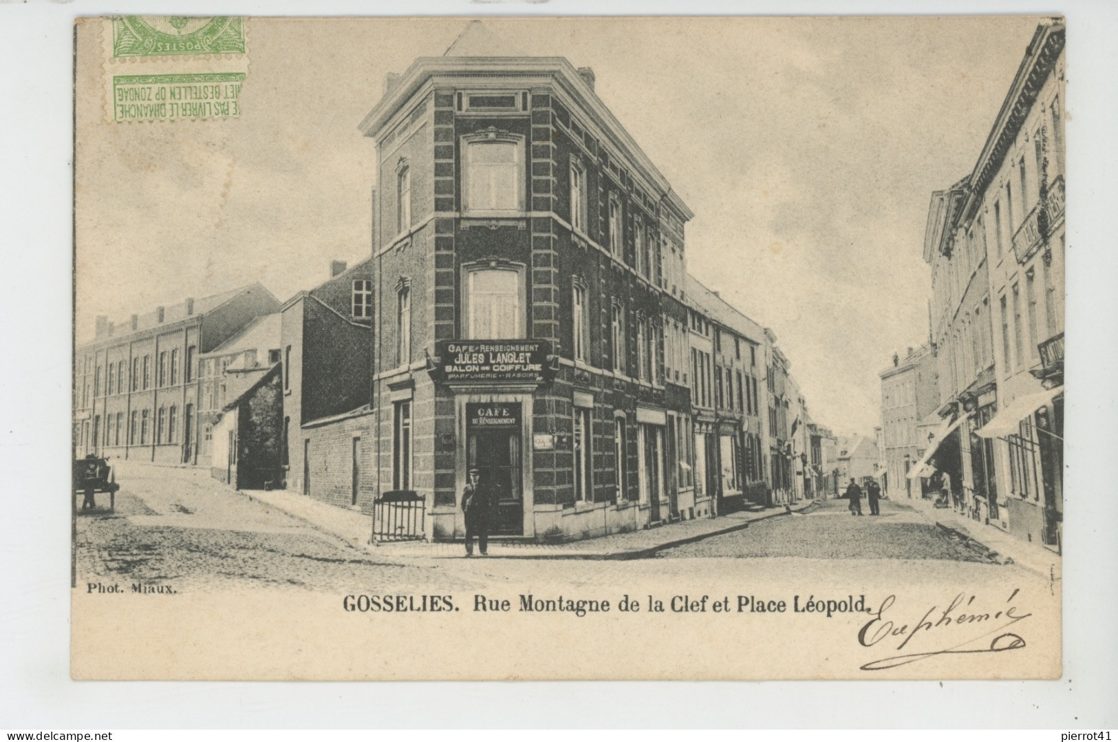 BELGIQUE - GOSSELIES - Rue Montagne De La Clef Et Place Léopold - Autres & Non Classés