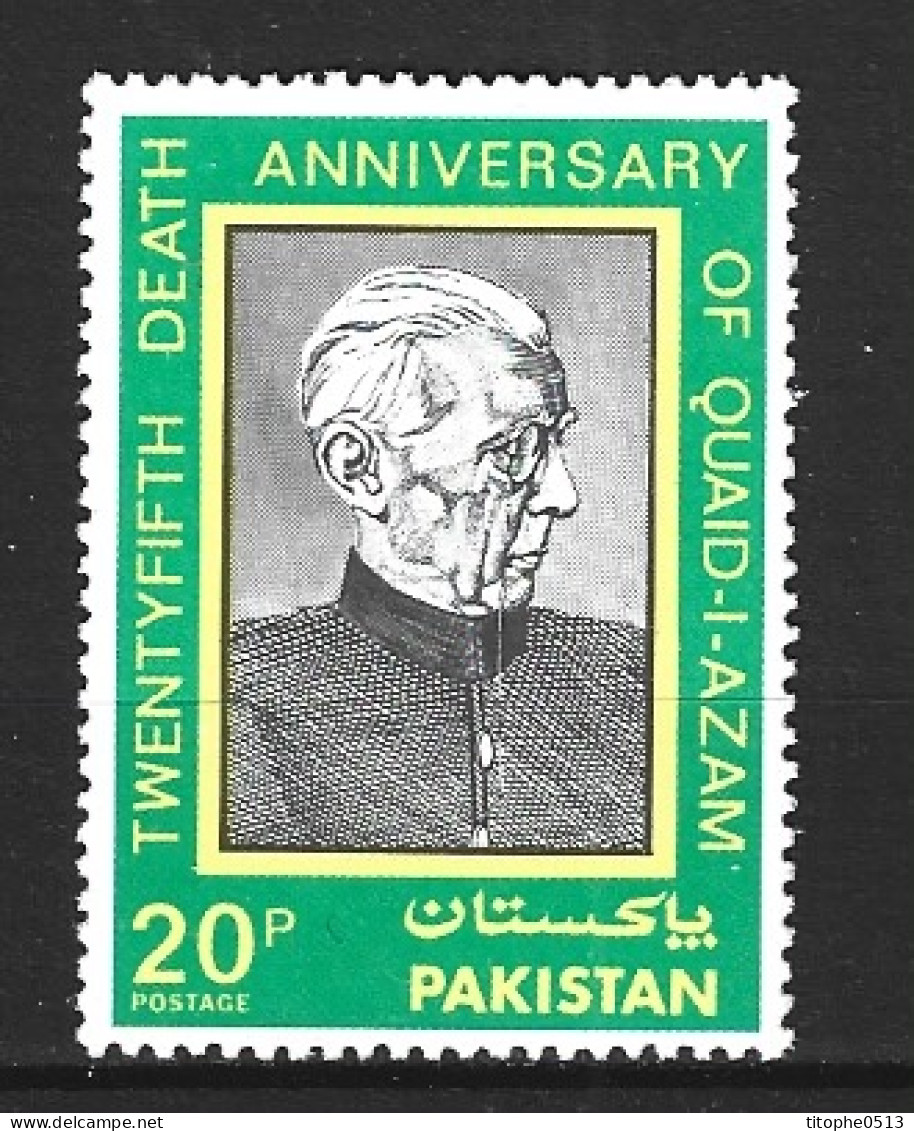 PAKISTAN. N°344 De 1973. Alt Jinnah. - Pakistán