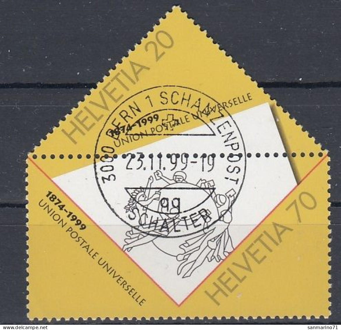 SWITZERLAND 1690-1691,used,hinged - UPU (Unione Postale Universale)