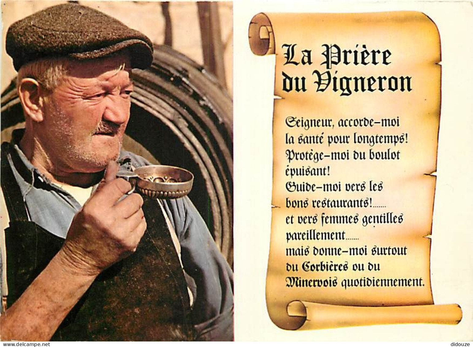 Vignes - La Prière Du Vigneron - CPM - Voir Scans Recto-Verso - Wijnbouw